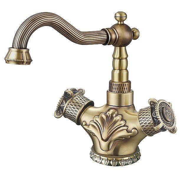 Смеситель для раковины ZORG Antic A 3009U-BR купить в интернет-магазине сантехники Sanbest