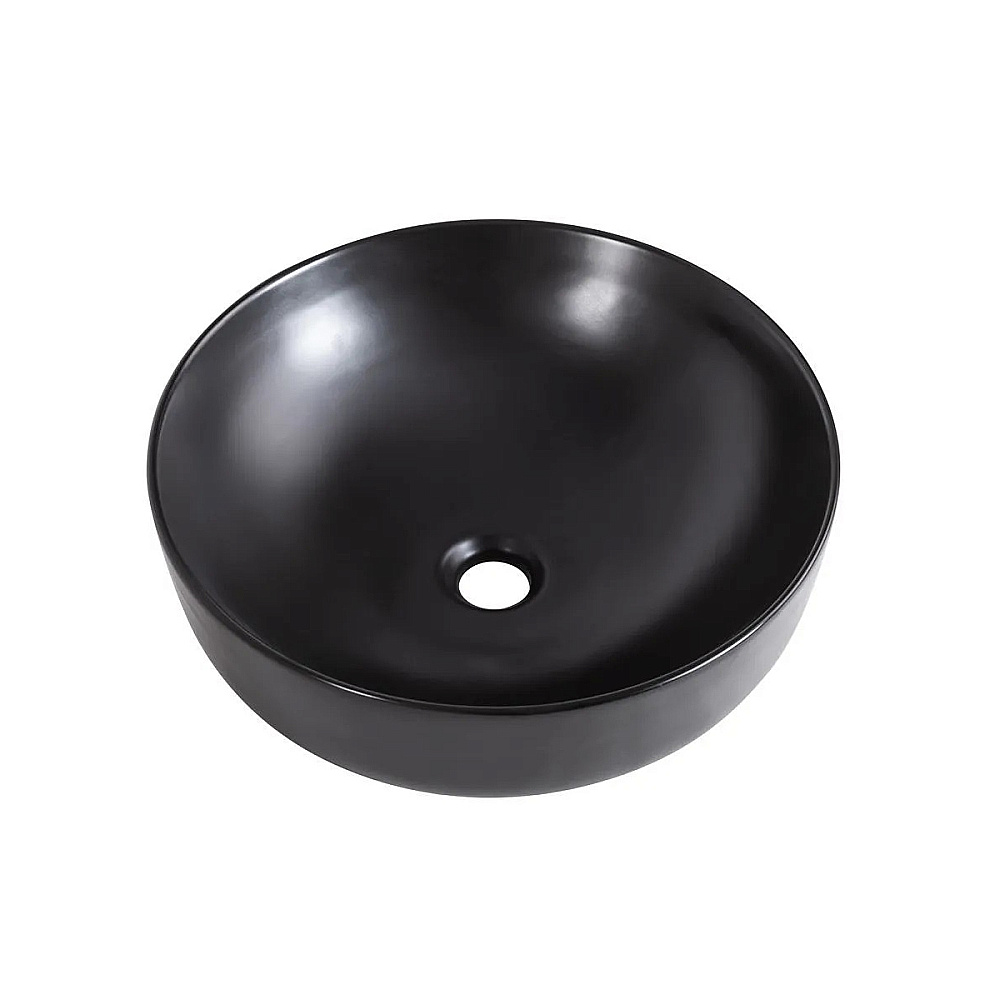 Раковина накладная BelBagno 41 BB1315-H301 черная матовая купить в интернет-магазине Sanbest