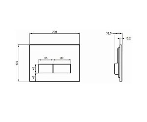 Кнопка для инсталляции Ideal Standard TE-MA NEW W3708AA купить в интернет-магазине сантехники Sanbest