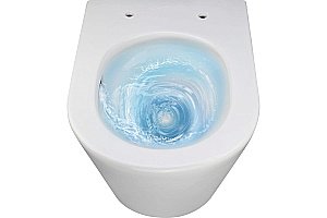 Унитаз подвесной Art&Max BARI AM822-V/SC белый, с сиденьем микролифт, безободковый купить в интернет-магазине Sanbest