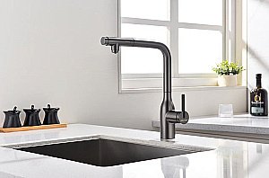 Смеситель для кухни Paulmark Viper Vi213105-GM беретта купить в интернет-магазине сантехники Sanbest