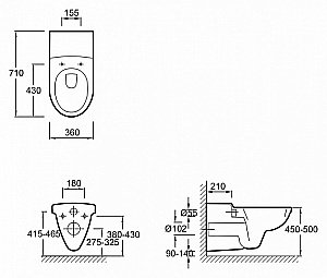 Унитаз подвесной Jacob Delafon ODEON E1195-00 купить в интернет-магазине Sanbest
