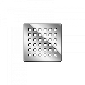 Душевой трап боковой Berges Trend 10х10 091001 хром глянец купить в интернет-магазине Sanbest