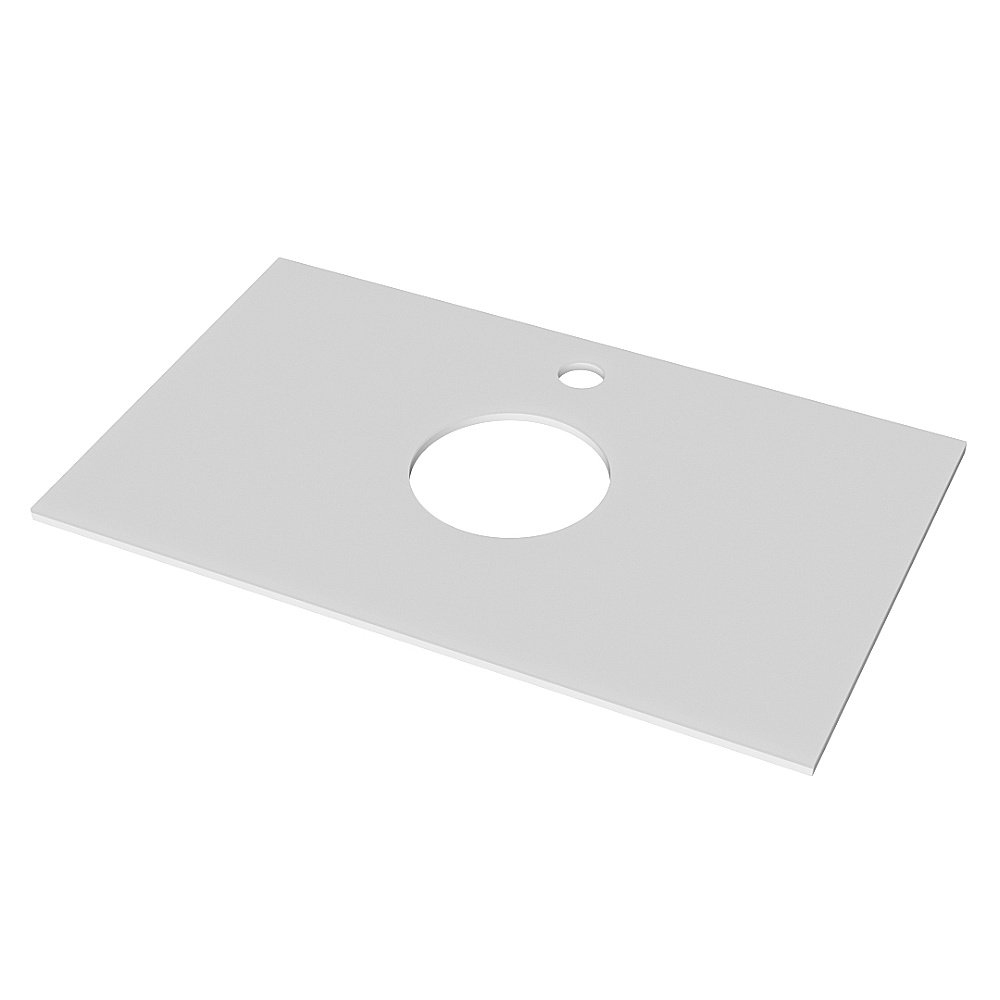 Столешница лакобель Taliente MB-ST 100 белая для ванной в интернет-магазине сантехники Sanbest