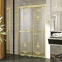 Душевая дверь Fra Grande 120 золото купить в интернет-магазине Sanbest