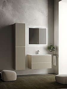 Тумба с раковиной Sancos SNOB R SNR80CE 80 Beige Soft для ванной в интернет-магазине Sanbest