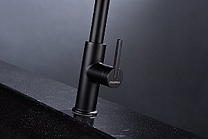 Смеситель для кухни Paulmark Tornado To213402-AN антрацит купить в интернет-магазине сантехники Sanbest