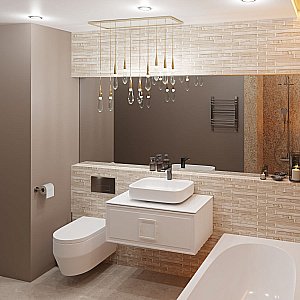 Тумба с раковиной LA FENICE Cubo Bianca 100 белая, столешница белая/ручка белая для ванной в интернет-магазине Sanbest