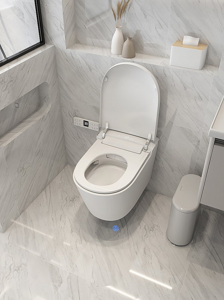 Электронный унитаз-биде ABBER Bequem AC1121S белый, с крышкой микролифт купить в интернет-магазине Sanbest