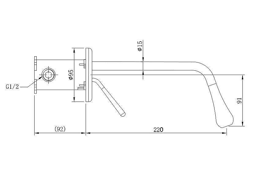 Смеситель для раковины Boch Mann TROPFEN-MG BM8927 купить в интернет-магазине сантехники Sanbest