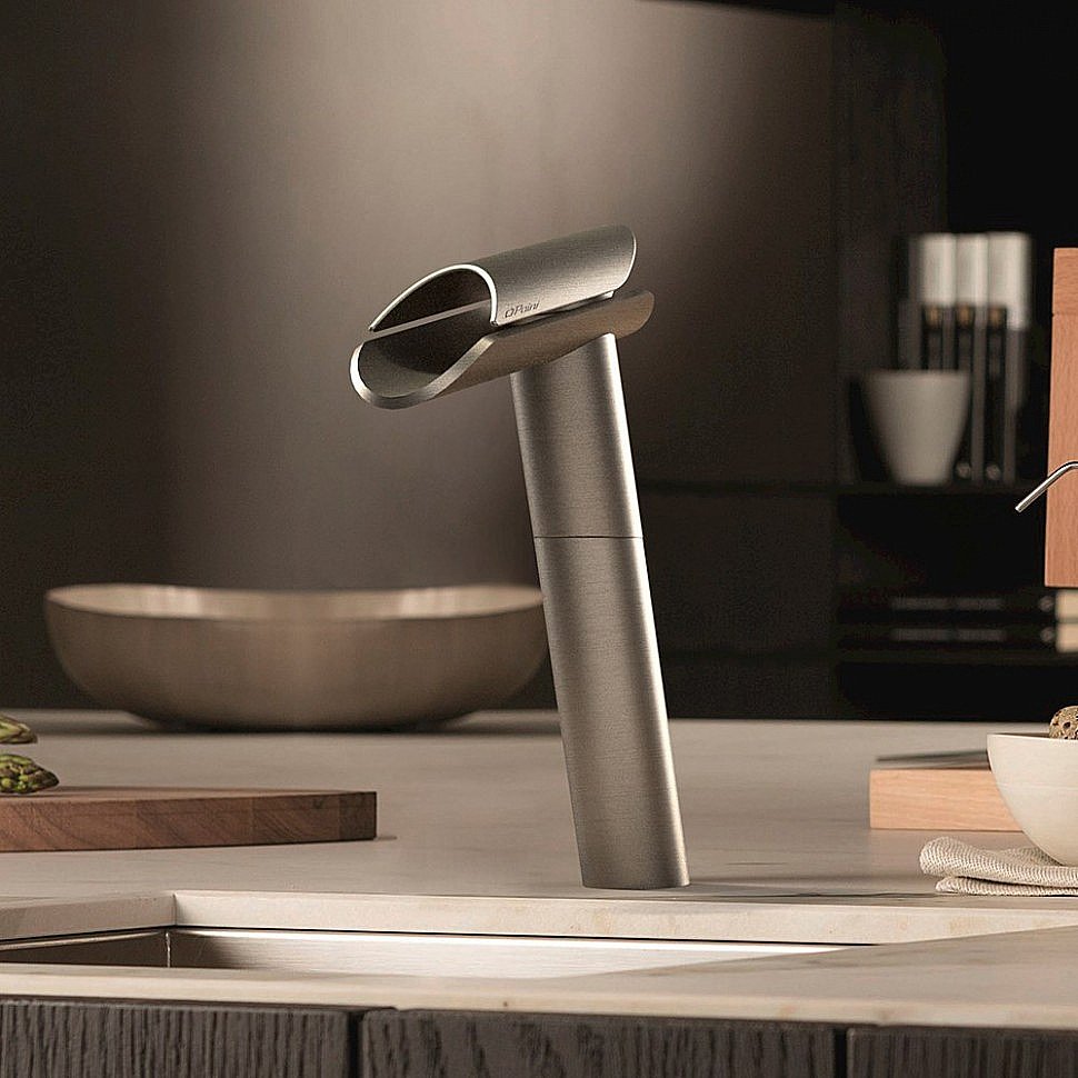 Смеситель для кухни PAINI Morgana 73PW579KM никель купить в интернет-магазине сантехники Sanbest