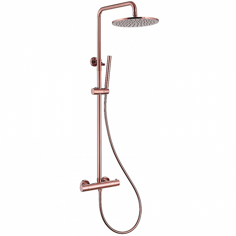Душевая система Abber Wasser Kreis AF8160RGL розовое золото купить в интернет-магазине сантехники Sanbest