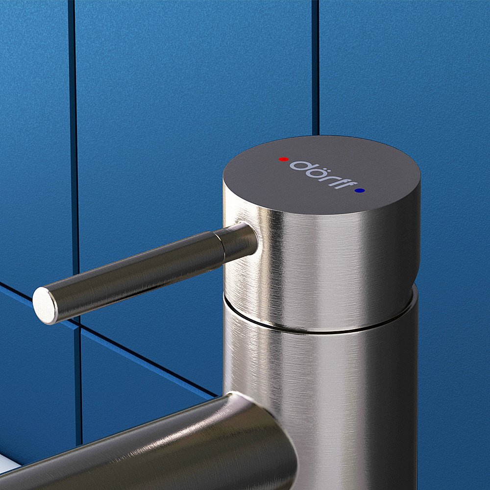 Смеситель для раковины Dorff Logic D3002100SS сталь купить в интернет-магазине сантехники Sanbest