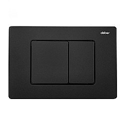 Кнопка для инсталляции ABBER AC0120MB черная матовая купить в интернет-магазине сантехники Sanbest