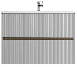 Тумба с раковиной Art&Max ELEGANT 100 светло-серая матовая для ванной в интернет-магазине Sanbest