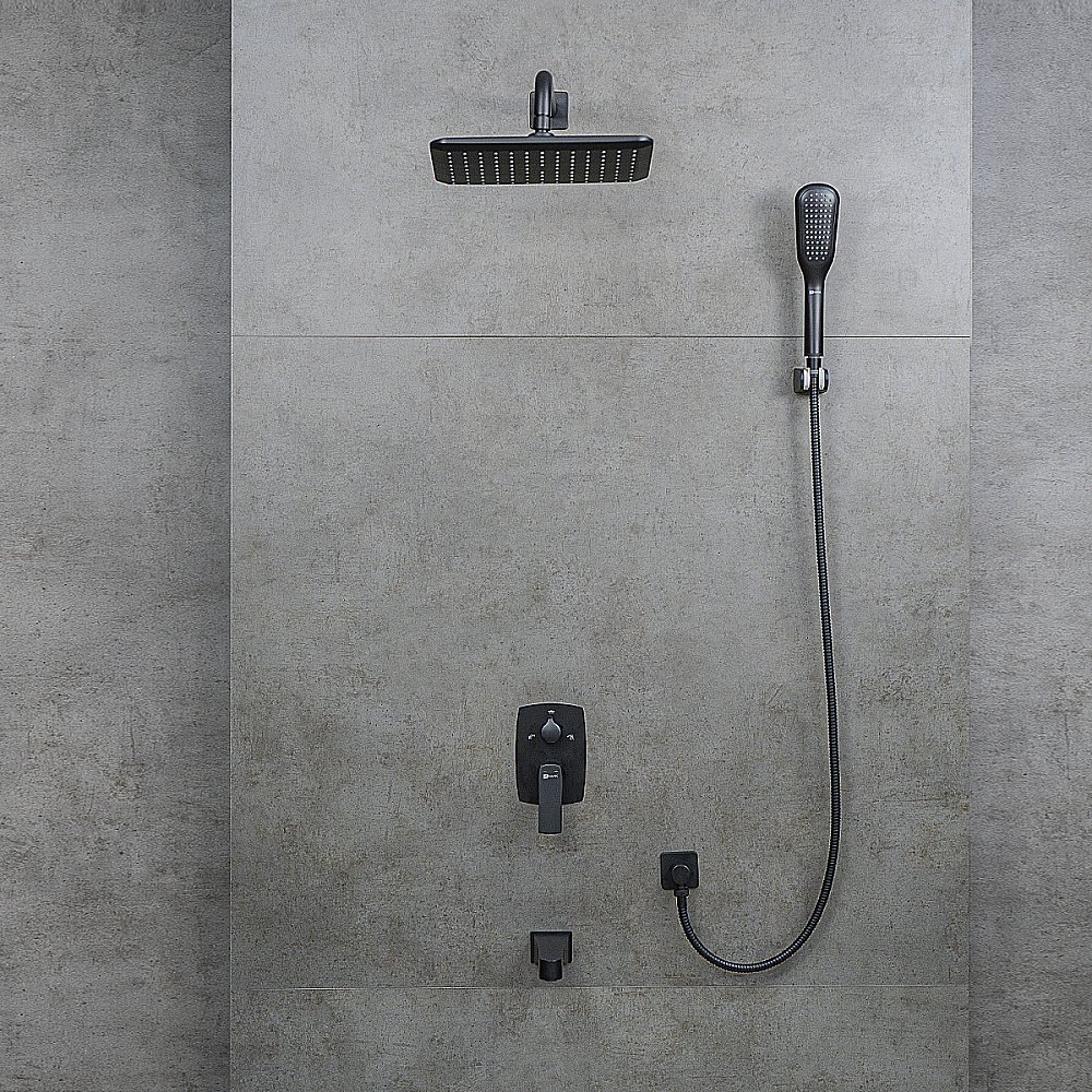 Душевая система Lemark Ursus LM7222BL Черный купить в интернет-магазине сантехники Sanbest