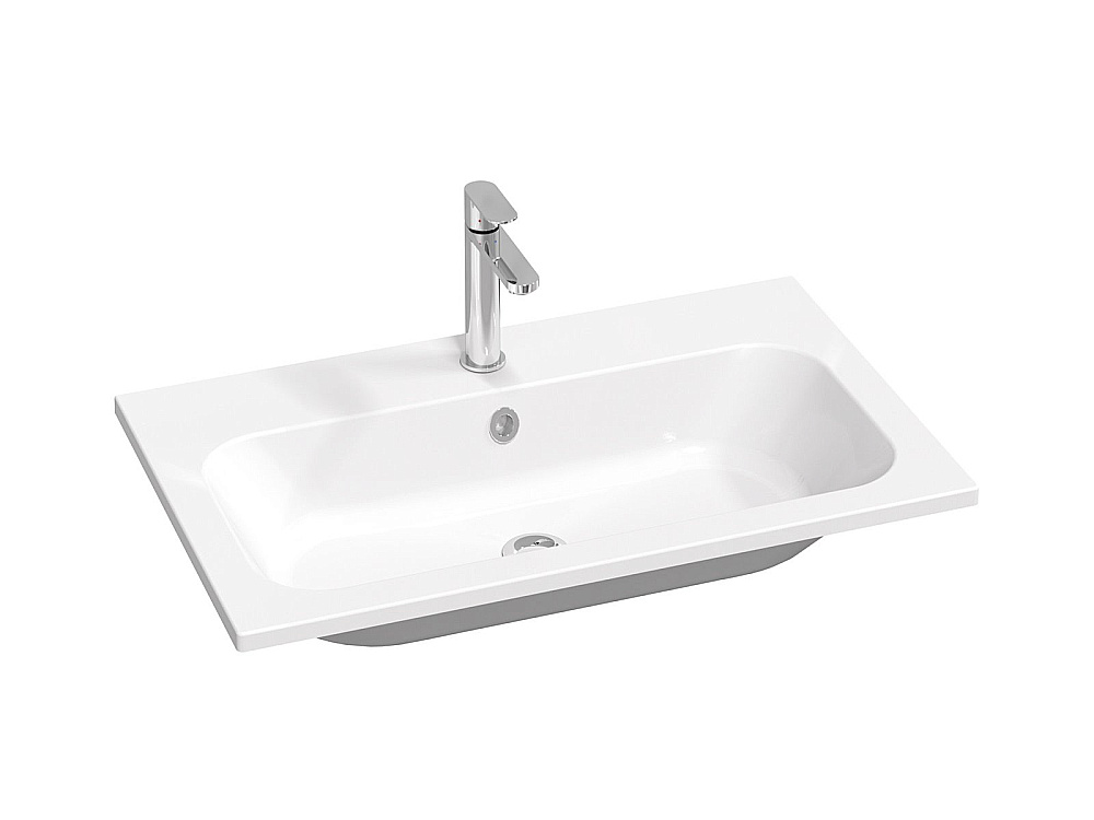 Раковина Ravak CHROME SLIM 80 XJG01180001 белая купить в интернет-магазине Sanbest