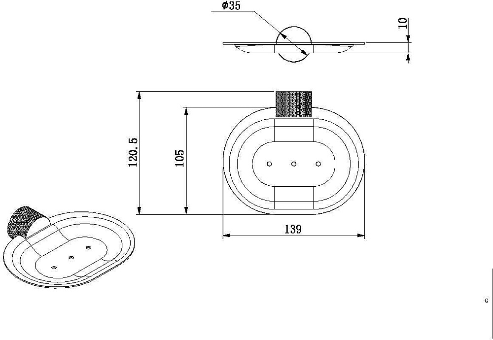 Мыльница Allen Brau Priority 4.0 6.31C04-00 хром купить в интернет-магазине сантехники Sanbest