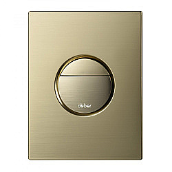 Кнопка для инсталляции Abber AC0126BG брашированное золото купить в интернет-магазине сантехники Sanbest