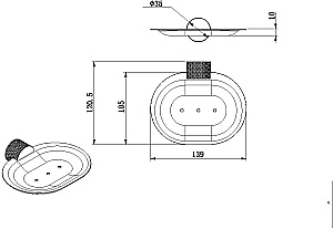 Мыльница Allen Brau Priority 4.0 6.31C04-00 хром купить в интернет-магазине сантехники Sanbest