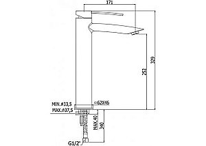 Смеситель для раковины Paffoni Berry BR081CR купить в интернет-магазине сантехники Sanbest