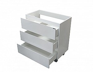 Тумба с раковиной Эстет Bali New 80 любой цвет тумбы и раковины с блестками под заказ для ванной в интернет-магазине Sanbest