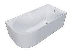 Ванна пристенная GROSSMAN GR-2202R 170x75 правая купить в интернет-магазине сантехники Sanbest