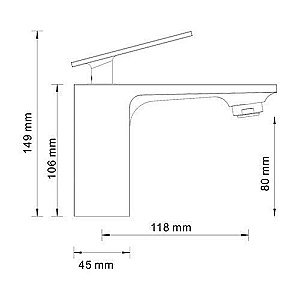 Смеситель для раковины WasserKRAFT Alme 1503 купить в интернет-магазине сантехники Sanbest