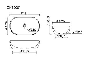 Раковина Ceramica Nova Twist CN12001 белая купить в интернет-магазине Sanbest