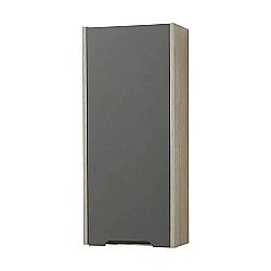 Шкаф подвесной Акватон Оливия 35 серый/дуб ойстер, правый купить в интернет-магазине сантехники Sanbest