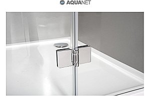 Душевой уголок Aquanet Beta NWD2242 90x90 стекло прозрачное/профиль хром купить в интернет-магазине Sanbest