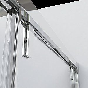 Душевой уголок Vincea Lugano VSR-1L1012CLB-1 120x100 стекло прозрачное/профиль черный купить в интернет-магазине Sanbest