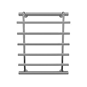 Полотенцесушитель водяной Terminus Каскад П5 600x500 с боковым подключением 600 купить в интернет-магазине сантехники Sanbest