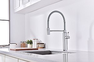 Смеситель для кухни Vincea VKF-101CH хром купить в интернет-магазине сантехники Sanbest