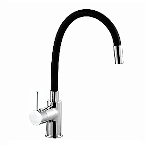 Смеситель для кухни Azario TASCO AZ-15494321 хром/черный купить в интернет-магазине сантехники Sanbest