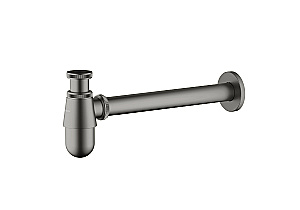 Сифон для раковины Aquatek AQ6014BGM оружейная сталь купить в интернет-магазине сантехники Sanbest