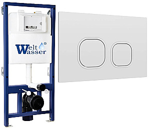 Инсталляция для унитаза WeltWasser WW BAMBERG 525 WT-N 10000014424 кнопка белая купить в интернет-магазине сантехники Sanbest
