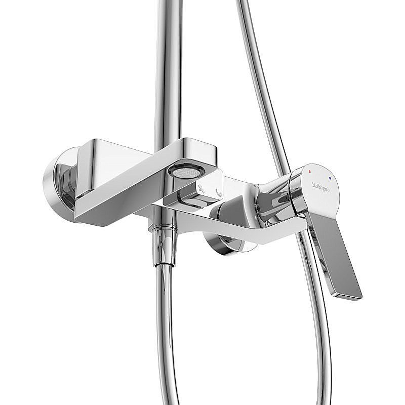 Душевая система BelBagno ALBANO-VSCM-CRM хром купить в интернет-магазине сантехники Sanbest