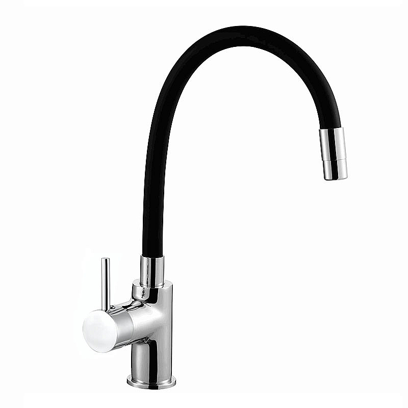 Смеситель для кухни Azario TASCO AZ-15494321 хром/черный купить в интернет-магазине сантехники Sanbest