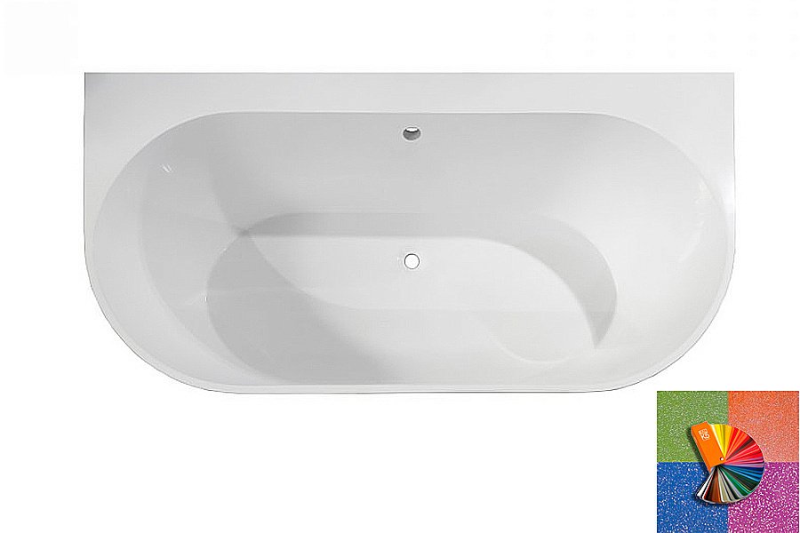 Ванна Эстет Майами 170х85 любой цвет под заказ с блёстками купить в интернет-магазине Sanbest