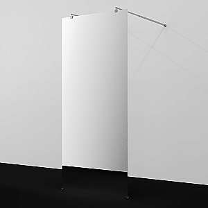 Душевое ограждение WasserKRAFT Vechte 60W46-MR 110 фиксатор серебристый/стекло зеркальное купить в интернет-магазине Sanbest