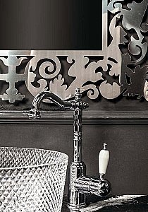 Зеркало Boheme NeoArt Caprice 562 серебро поталь в ванную от интернет-магазине сантехники Sanbest