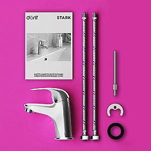 Смеситель для раковины Dorff Stark D1100210 хром купить в интернет-магазине сантехники Sanbest