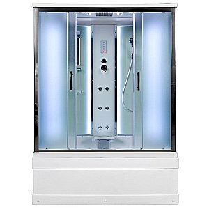 Душевая кабина DTO ЕМ4515 LED с гидромассажем 150х85 купить в интернет-магазине Sanbest