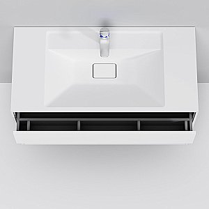 Тумба с раковиной AM.PM Inspire V2.0 100 белая матовая для ванной в интернет-магазине Sanbest