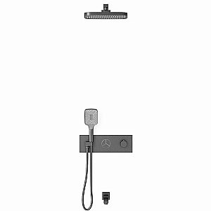 Душевая система Vincea VSFW-432T1GM вороненая сталь купить в интернет-магазине сантехники Sanbest