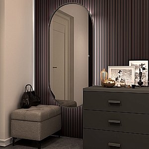 Зеркало с подсветкой ART&MAX BARI 70x150 в ванную от интернет-магазине сантехники Sanbest