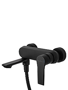 Смеситель для ванны с душем WONZON & WOGHAND BRILLIANT, Черный матовый (WW-88037079-MB) купить в интернет-магазине сантехники Sanbest