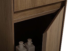 Шкаф подвесной Vincea Chiara/Luka VSC-2CL150TO 35 T.Oak для ванной в интернет-магазине сантехники Sanbest