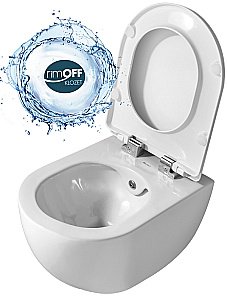 Унитаз подвесной с функцией биде CREAVIT FREE FE322-34CB00E-0002 белый, безободковый купить в интернет-магазине Sanbest